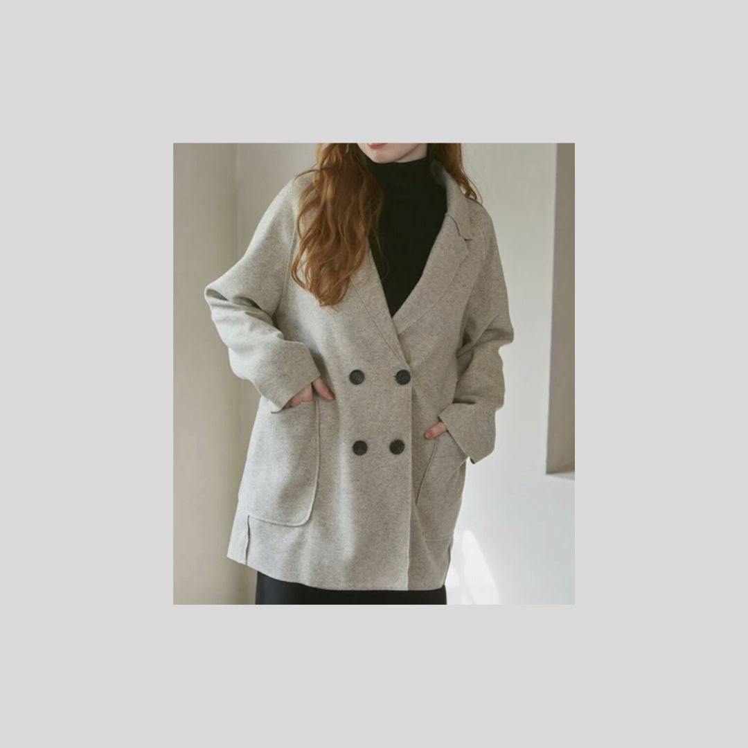 【ブラック系再入荷】カーディガンのように羽織れるジャケット