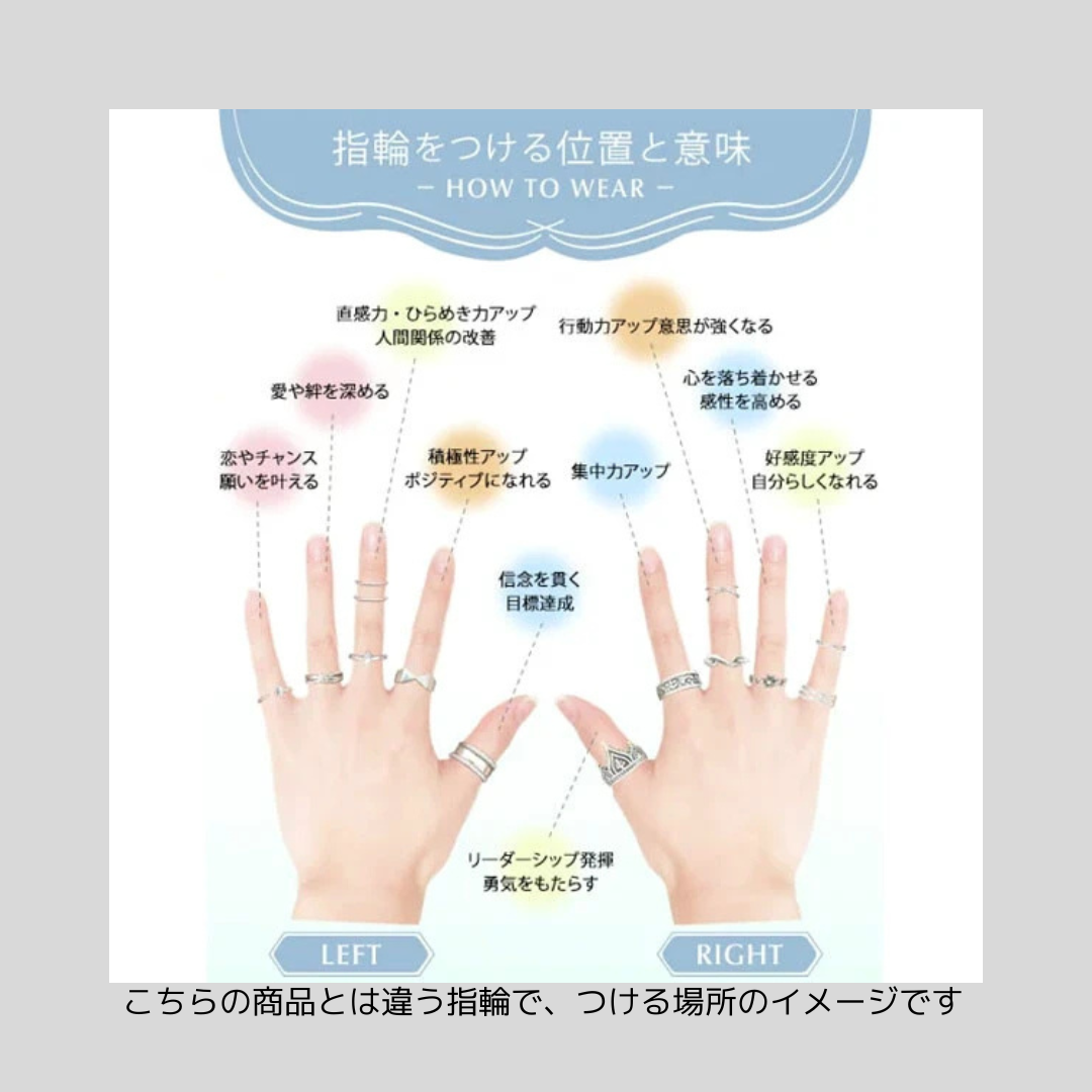 テンション上がる指輪セット