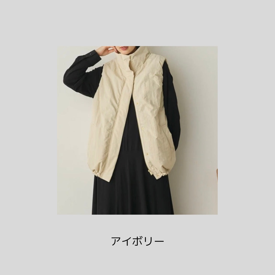 【再再再…入荷】撥水加工の中綿ベストとプルオーバー