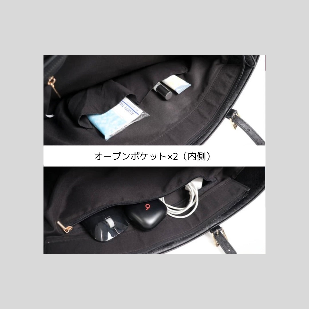 軽くてシンプル、きれいめ場面でも使いやすいA4トートバッグ