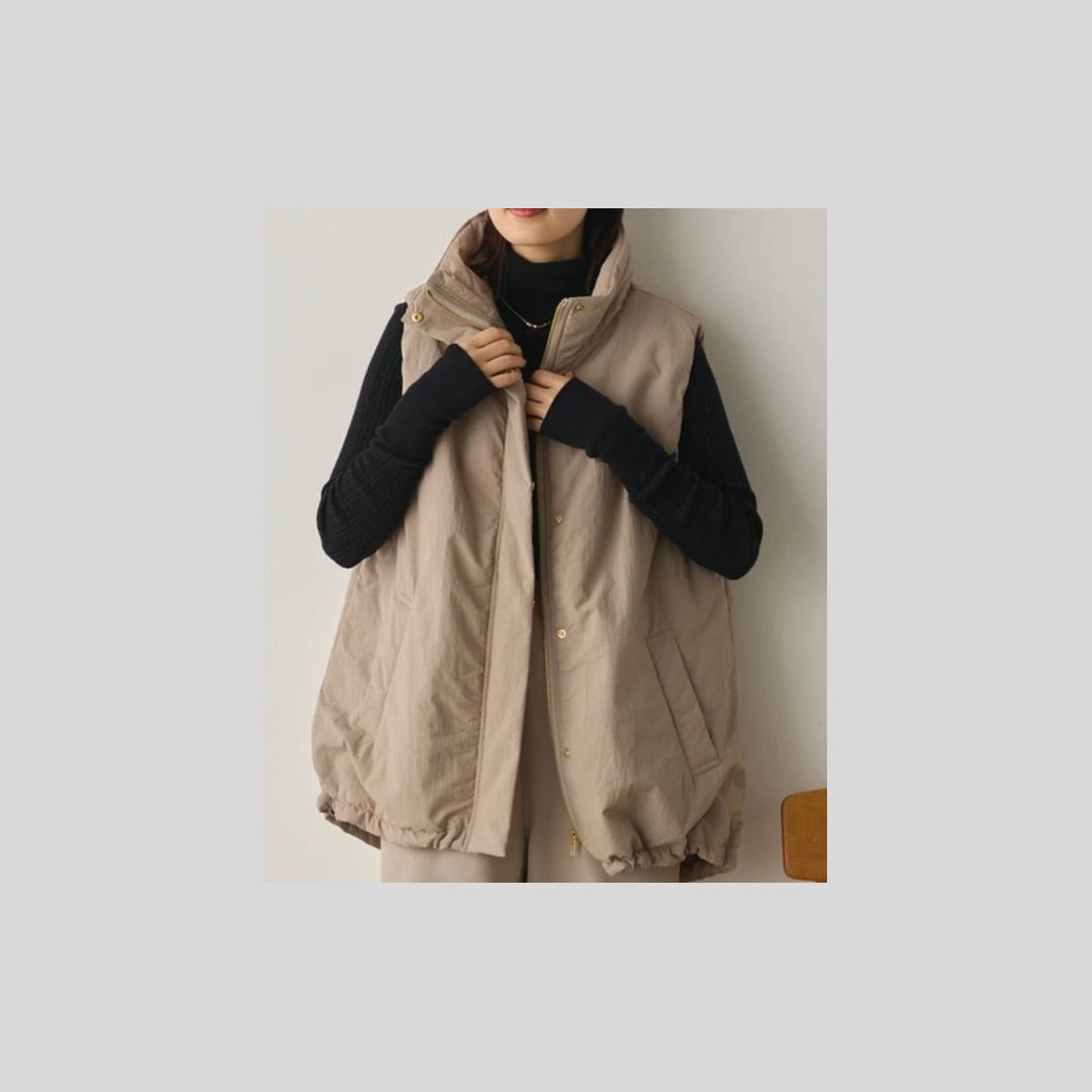 【再再再…入荷】撥水加工の中綿ベストとプルオーバー