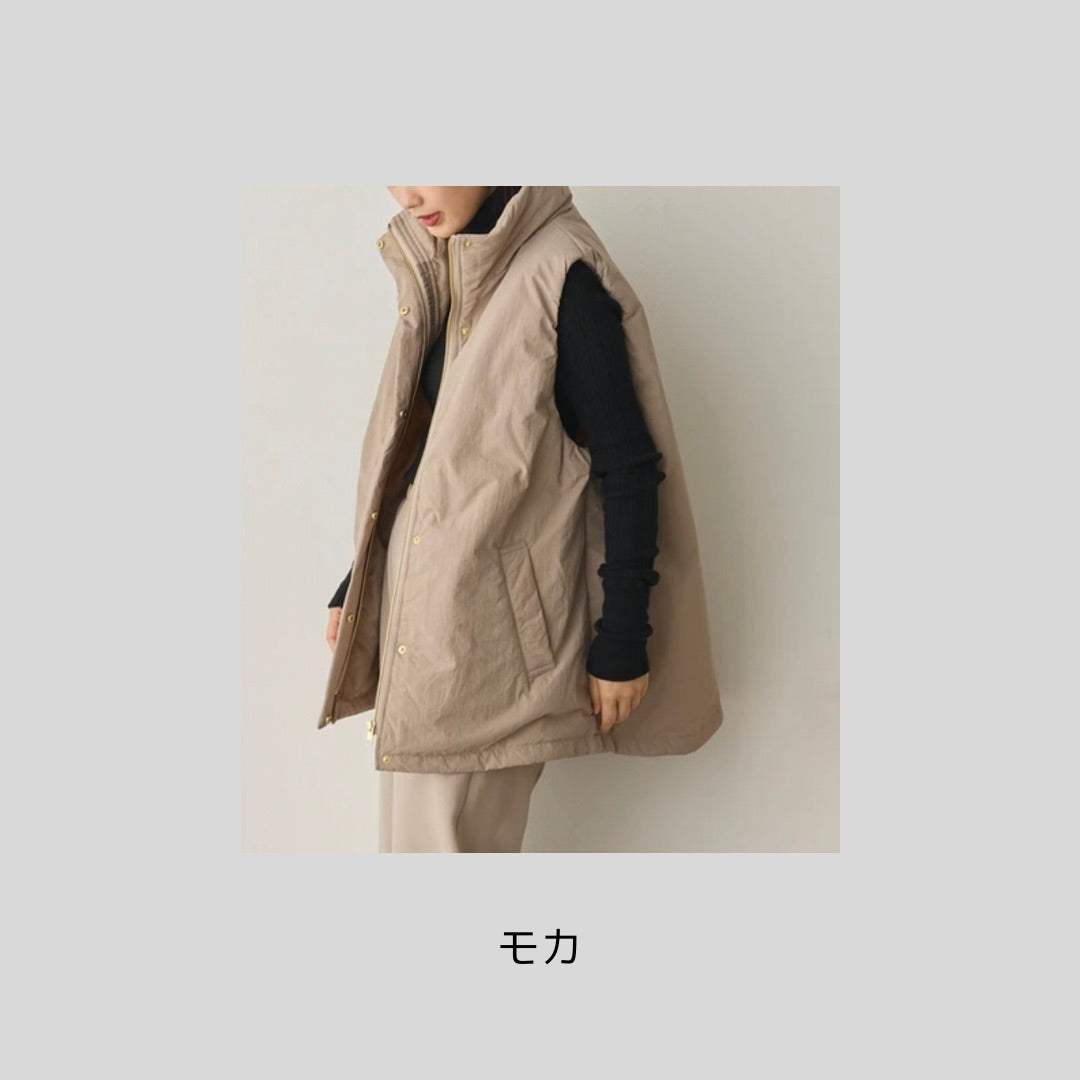 【再再再…入荷】撥水加工の中綿ベストとプルオーバー