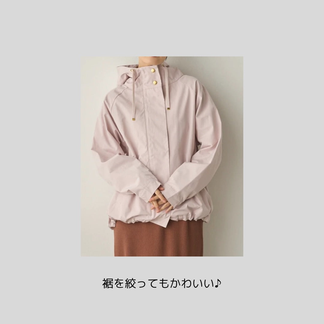 撥水加工のマウンテンパーカー