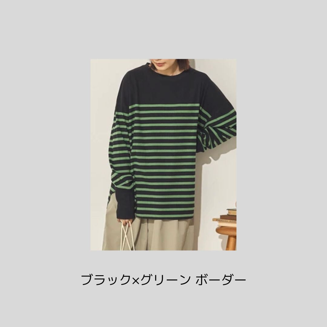 定番だけどひとひねり、なリブカットソー