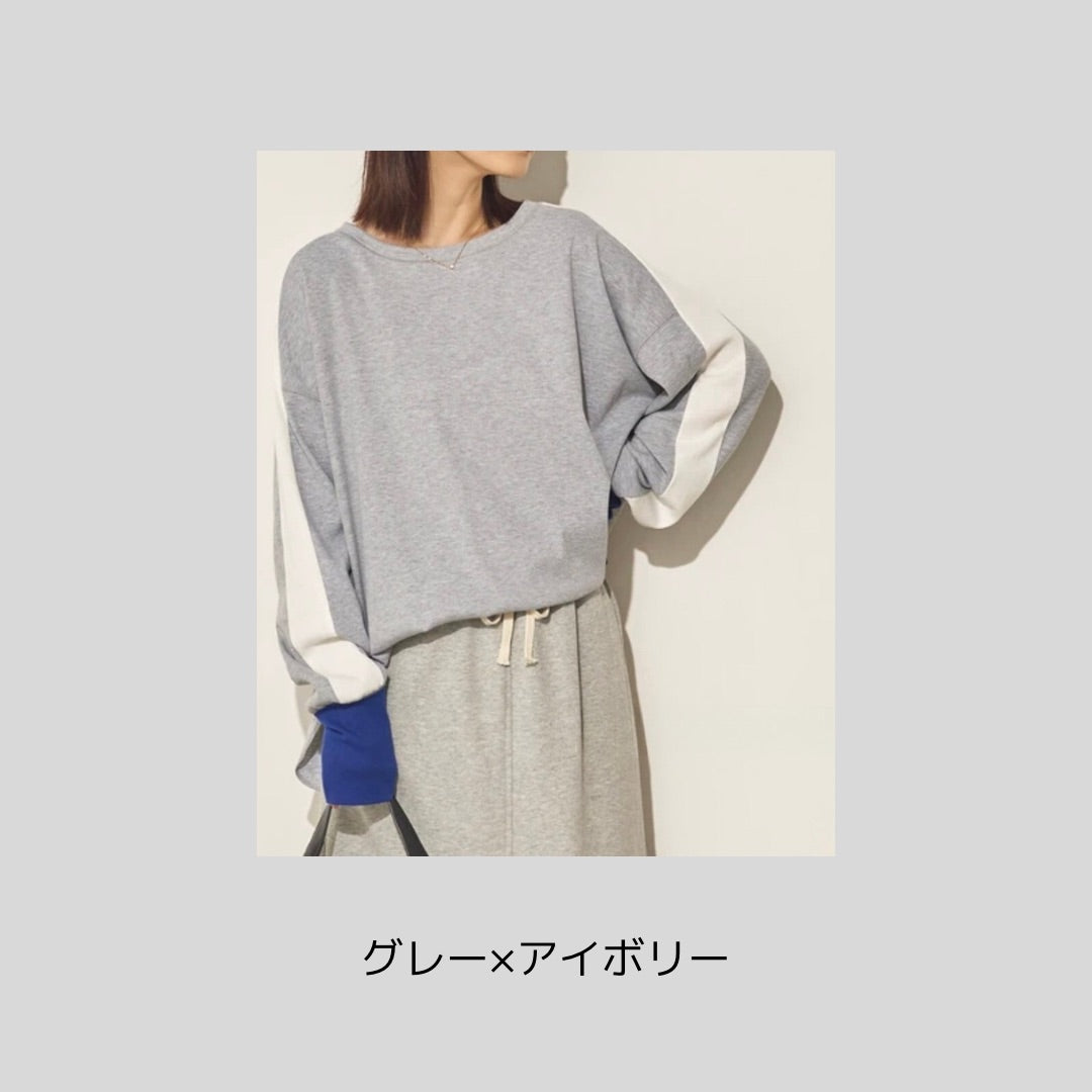 【再々入荷】定番だけどひとひねり、なリブカットソー