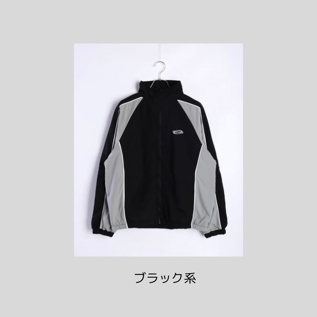 【再々入荷】裏が微フリースのあったかトラックジャケット