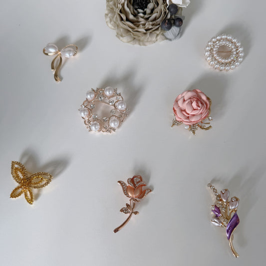 ブローチ派なんです♪のブローチいろいろ