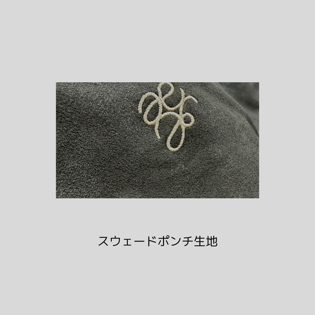 スウェードポンチのトラックジャケット