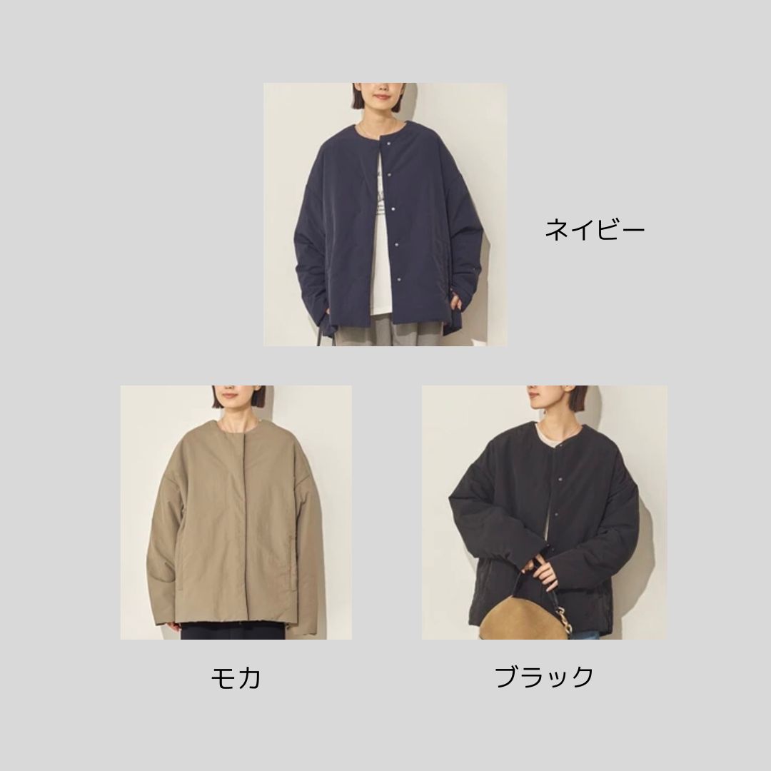 撥水加工のサイドジップブルゾン