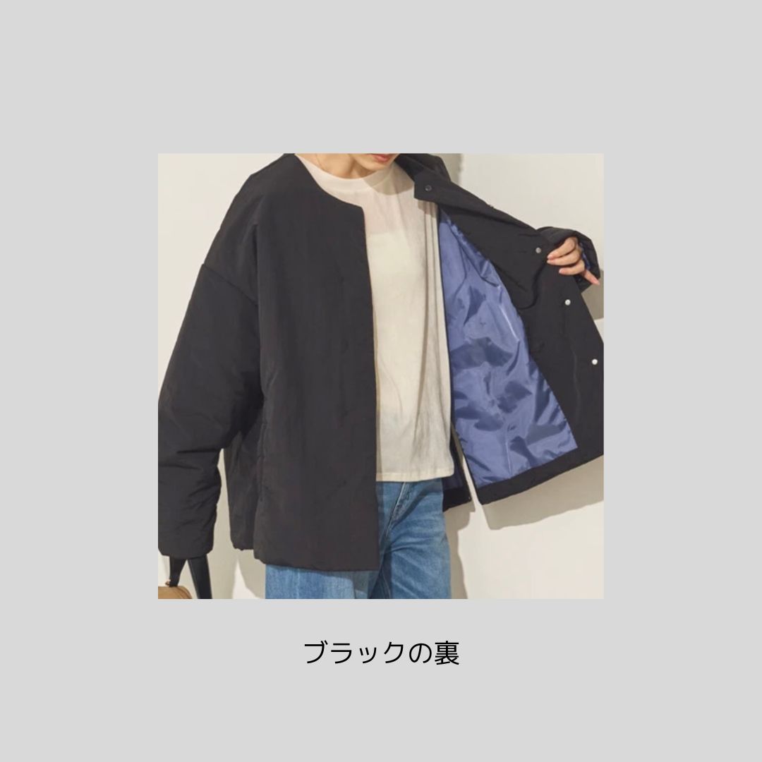 撥水加工のサイドジップブルゾン