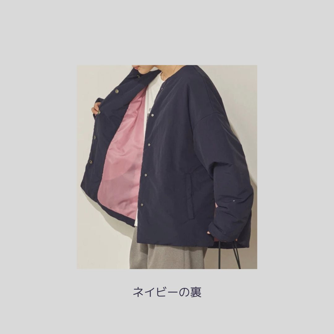 撥水加工のサイドジップブルゾン