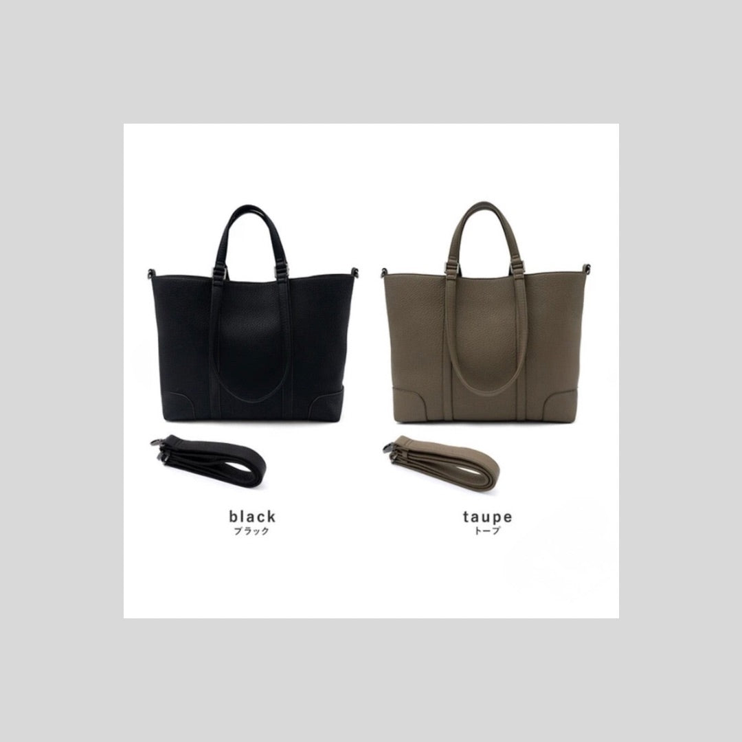 A4入るダブルハンドルで3wayな通勤バッグ