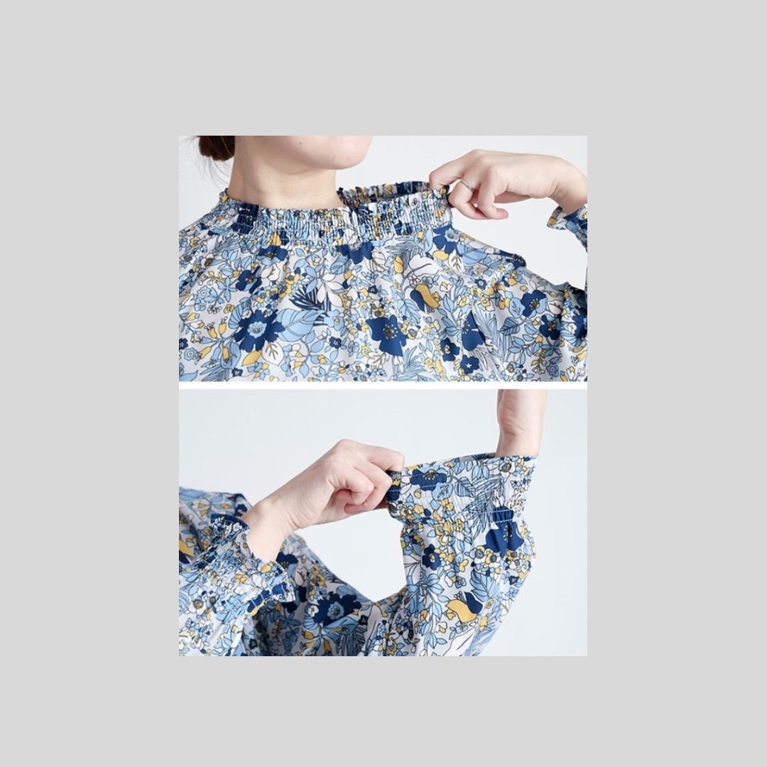 【再入荷＆無地登場】ストーリーで着てたお花ブラウス