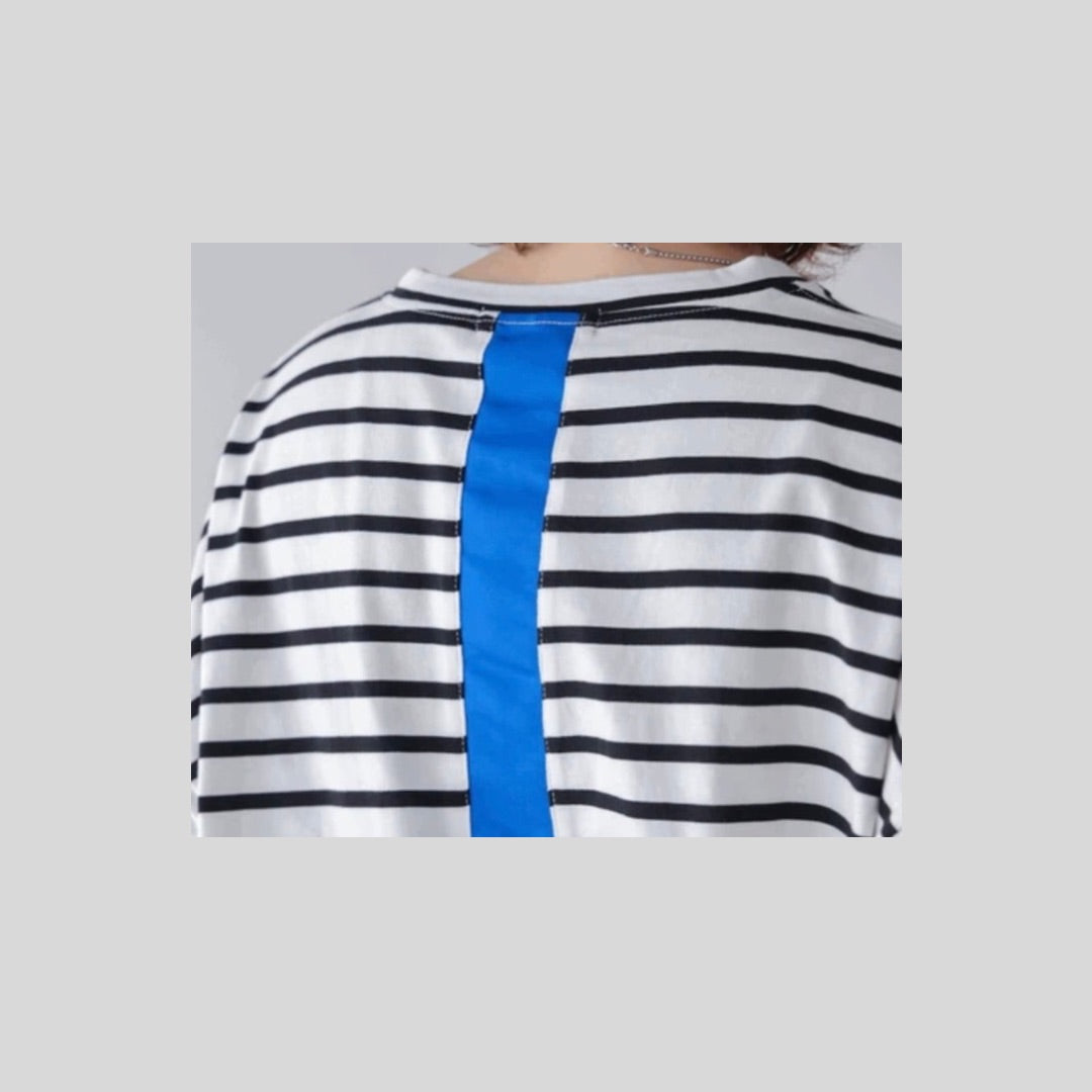 シルケット加工がうれしい背中ラインTシャツ