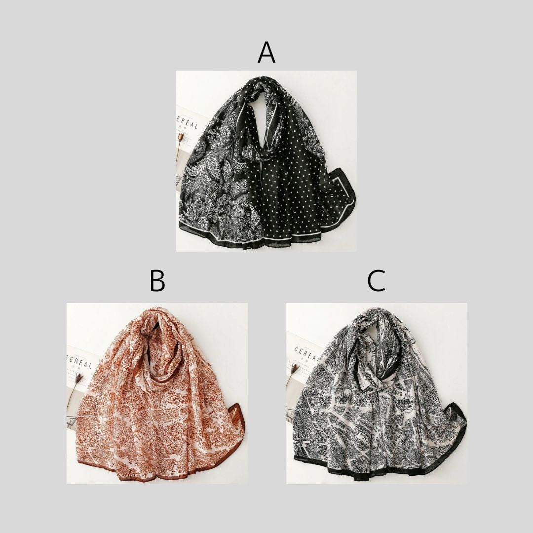 【再×3入荷】プライベートでもきれいめの日の下校指導でも活躍するストール