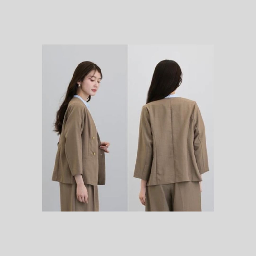 【再入荷】さらっと着られるサマージャケット